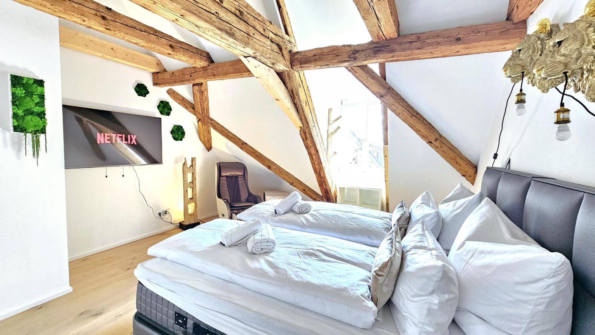Apartament Wood World Luxury - Massage - Bergblick - Tranpolin- Parken Markdorf Zewnętrze zdjęcie
