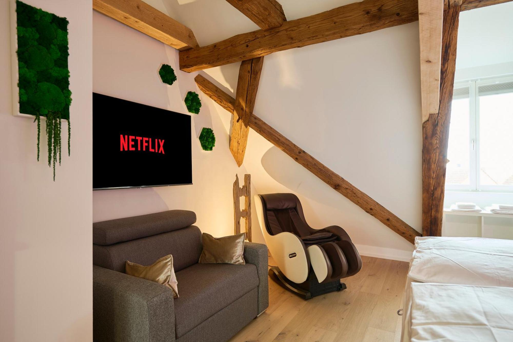 Apartament Wood World Luxury - Massage - Bergblick - Tranpolin- Parken Markdorf Zewnętrze zdjęcie